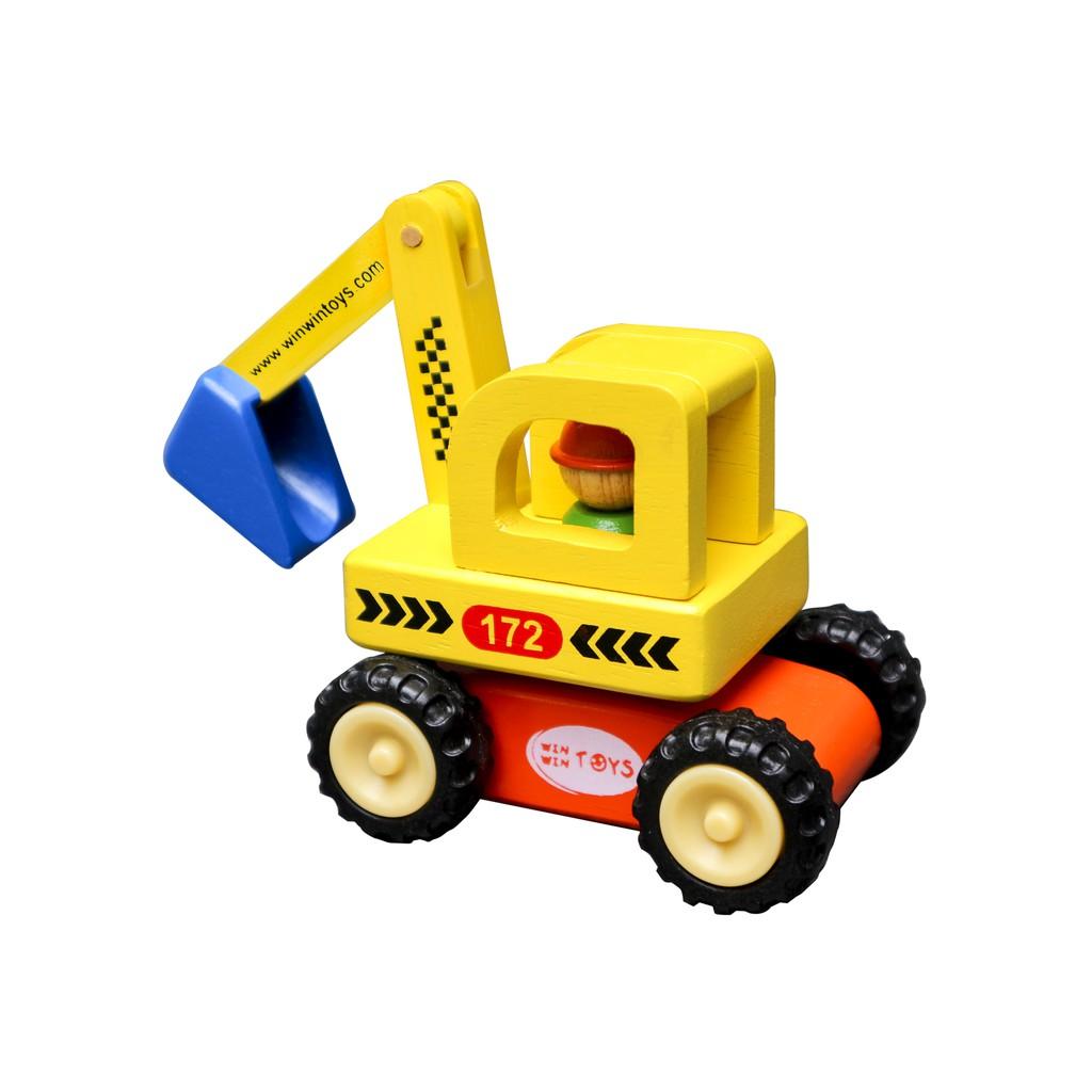 Đồ chơi gỗ Winwintoys - Xe máy xúc 65322