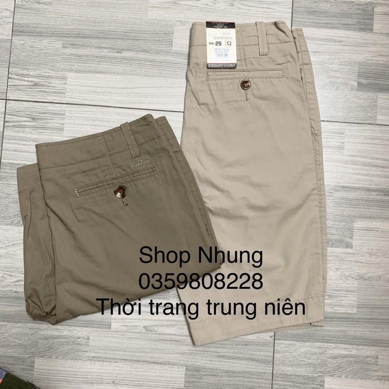 Quần short ngố kaki nam trung niên hàng cty cao cấp có size 100kg ẢNH THẬT