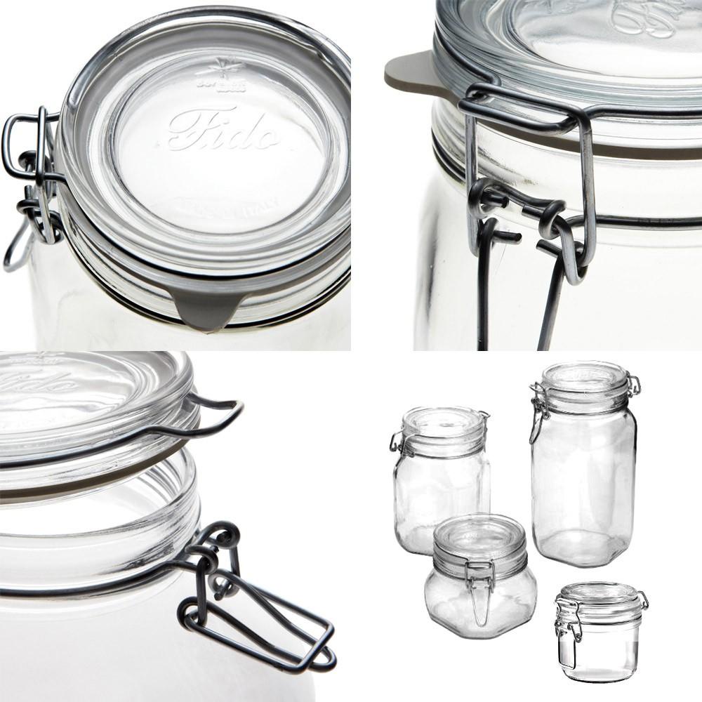 Hũ Thủy Tinh Nắp Cài Kín Hơi Fido Bormioli Rocco 149250M02321991