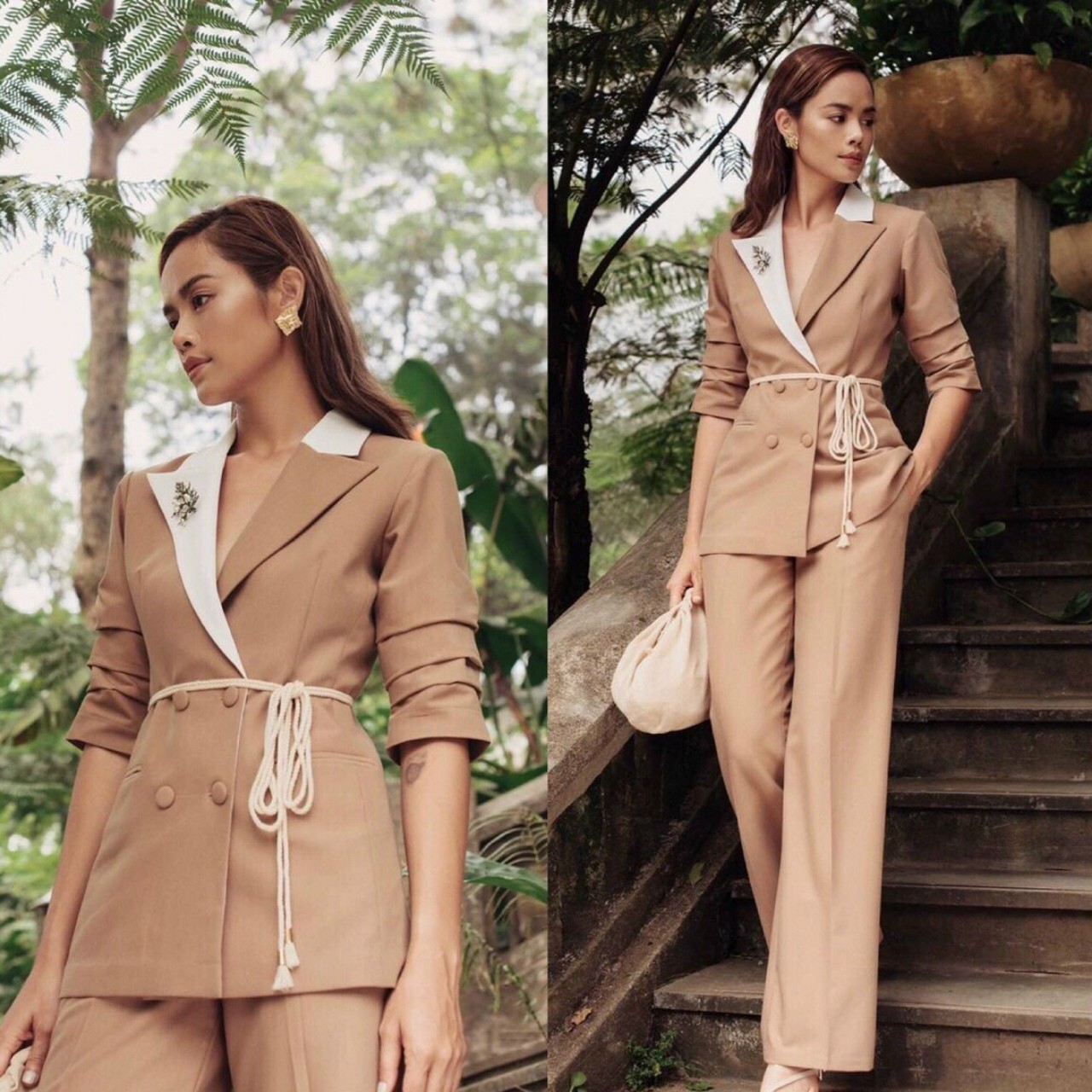 SÉT BỘ VEST ỐNG ĐỨNG