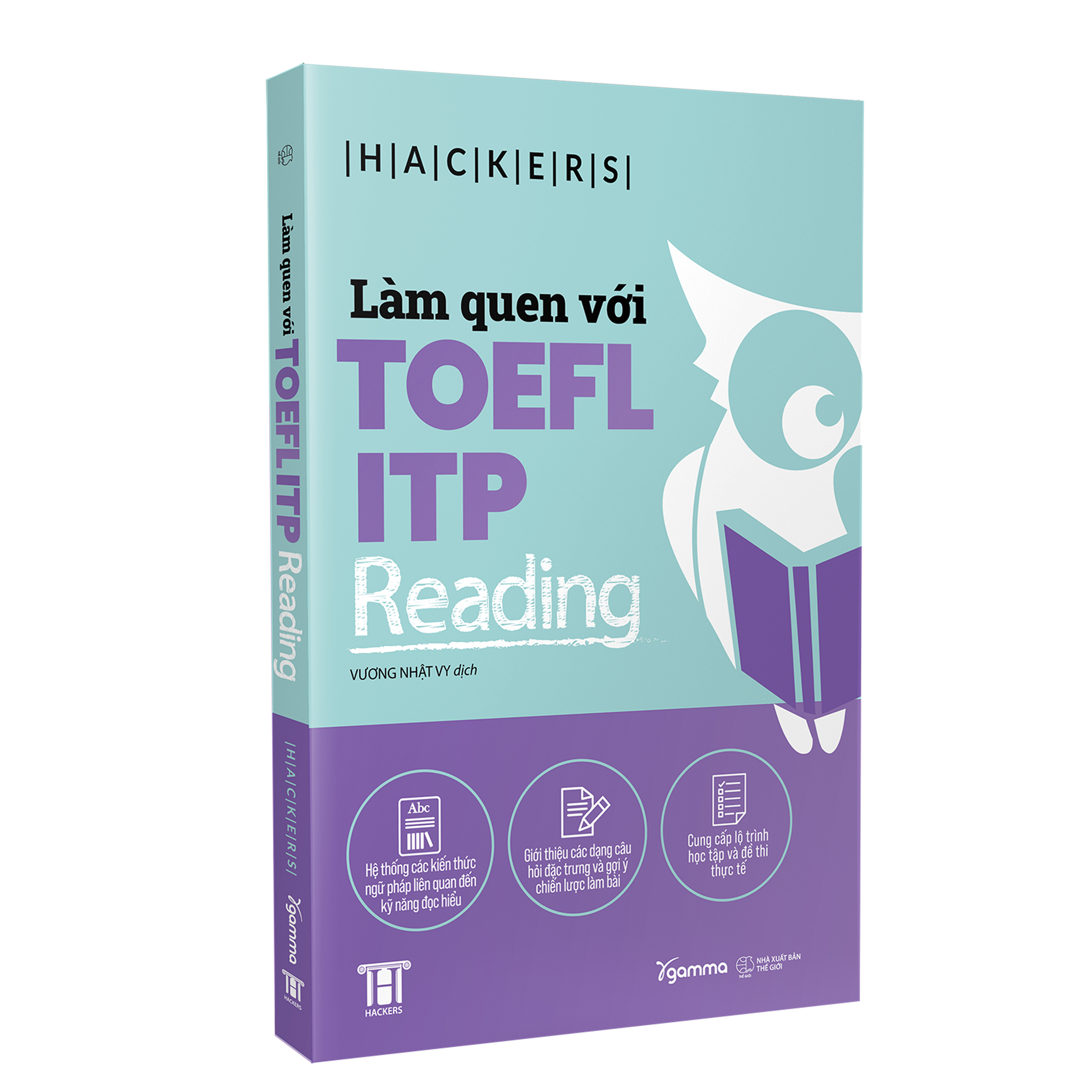 Combo 3 cuốn: Làm quen với TOEFL ITP Reading + Listening + Grammar