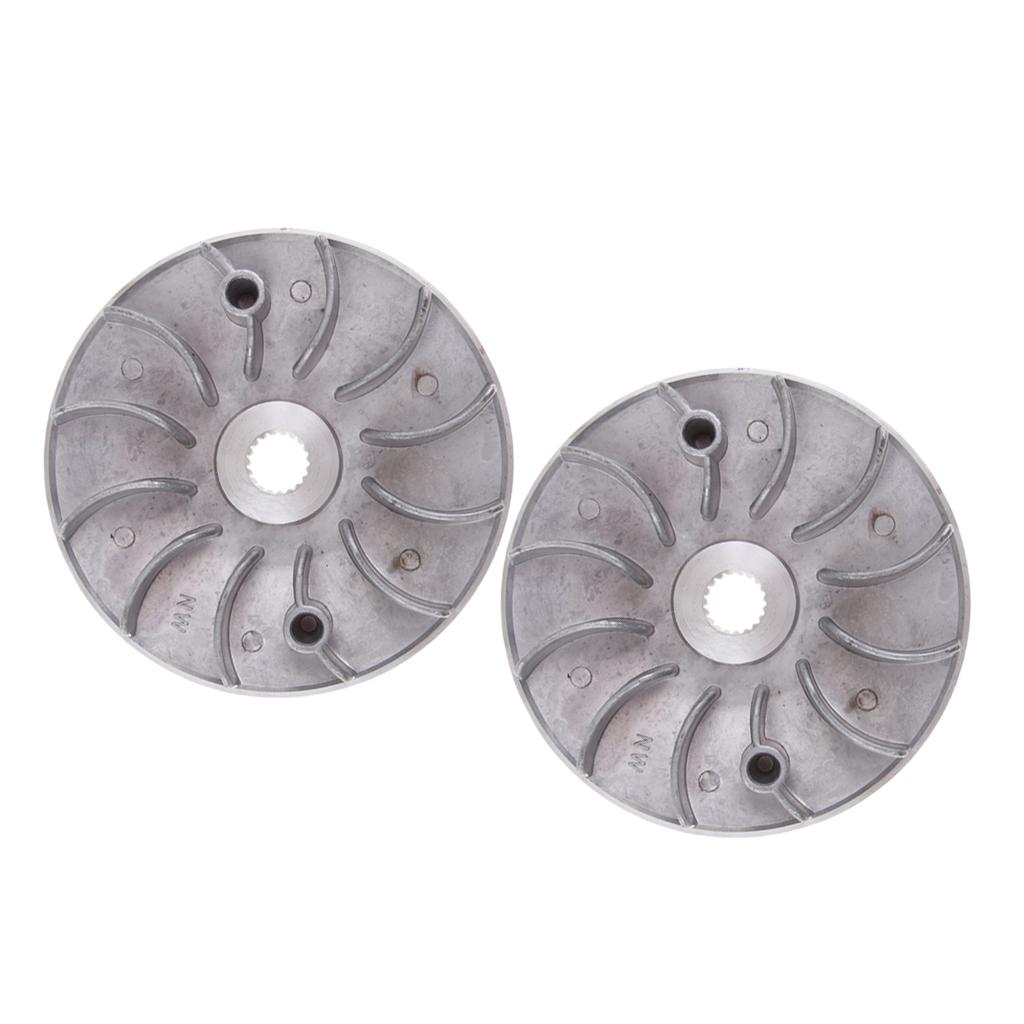 2Pieces Variator Drive Fan for GY6 125cc 150cc Scooter Moped ATV Go Kart