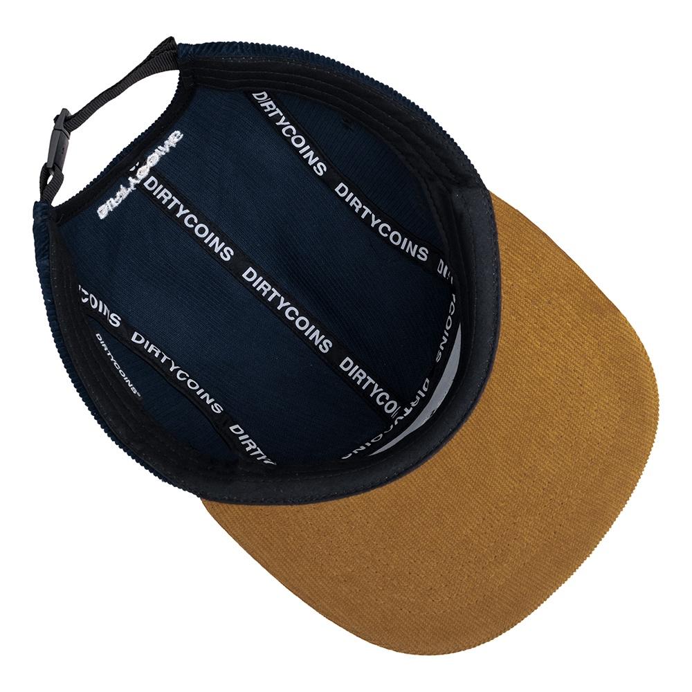 DirtyCoins Nón Corduroy 5 Panels Cap - Blue