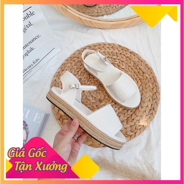Sandal xuồng cối 3cm - Hàng VNXK