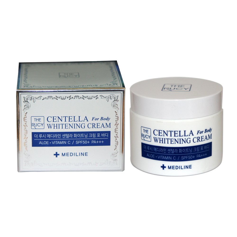 Kem Dưỡng Trắng Da, Chống Nắng Toàn Thân The Rucy Mediline Centella Whitening Cream For Body SPF 50+ PA+++ 100ml