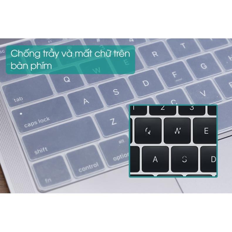 Miếng Lót Phủ Bàn Phím Màu Trong Suốt Cho Macbook (US)