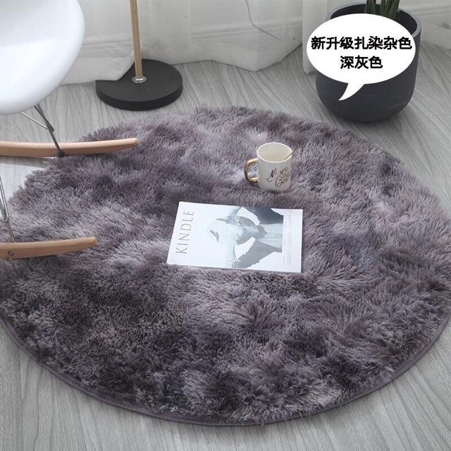 Thảm lông loang tròn đường kính 1m