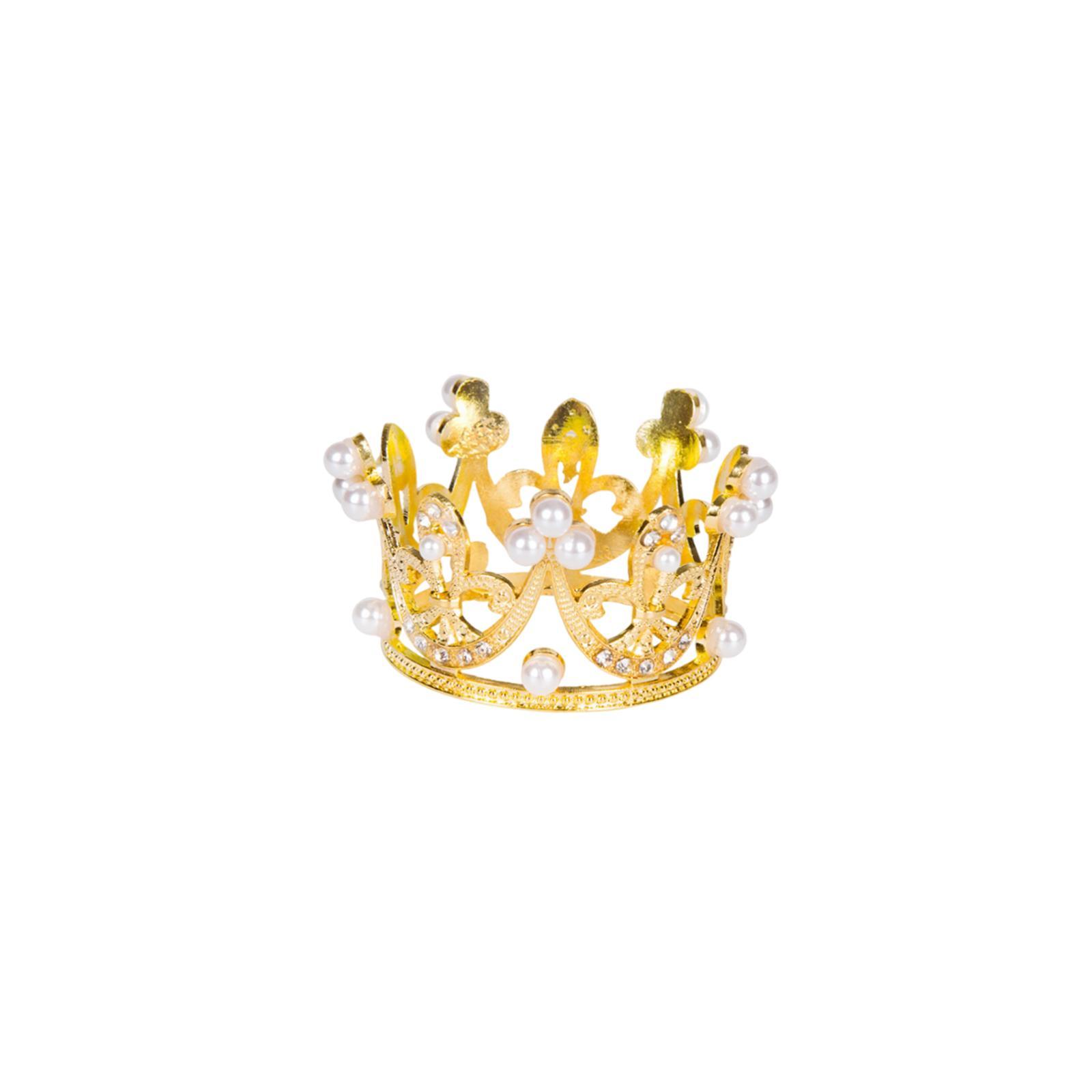 Princess Crown 2.17'' Cake Topper for Baby Shower Anniversary Themed Parties