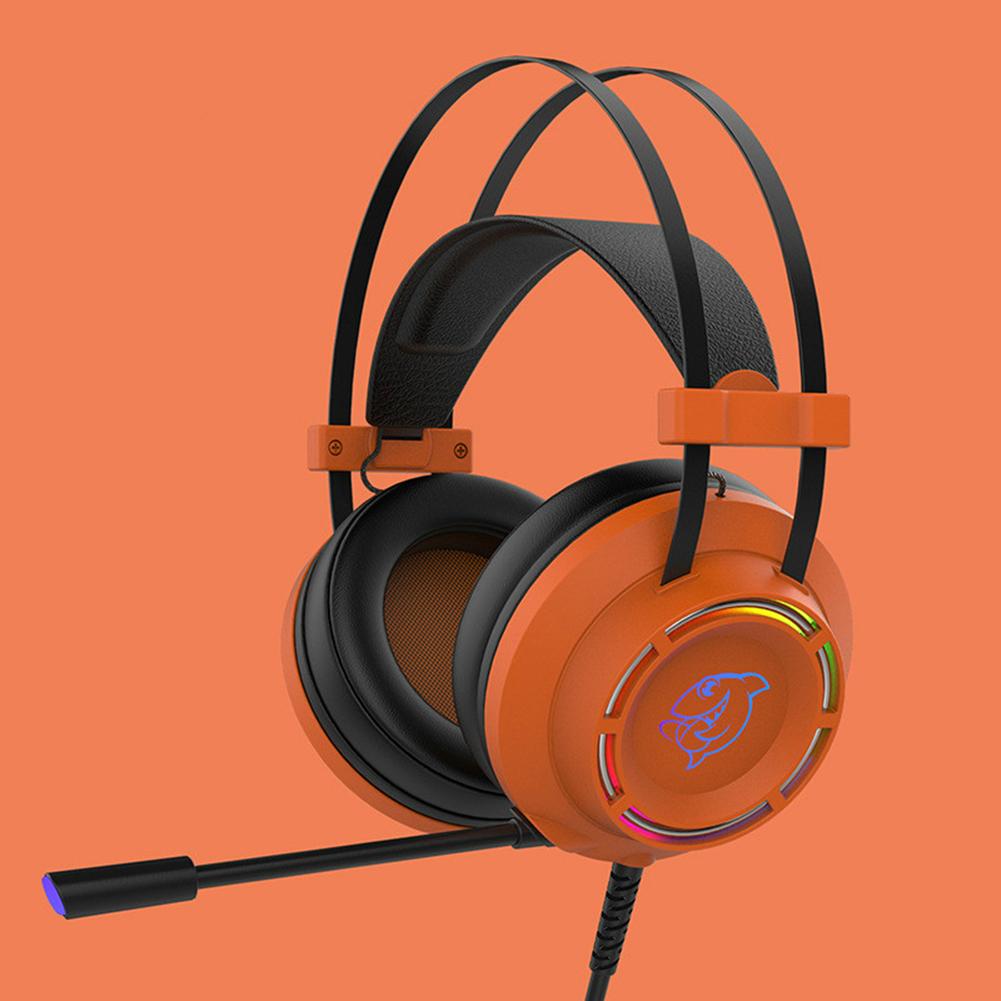 CHANNEL Tai Nghe Gaming Chụp Tai Có Dây Usb 7.1 Kèm Mic Chất Lượng Cao
