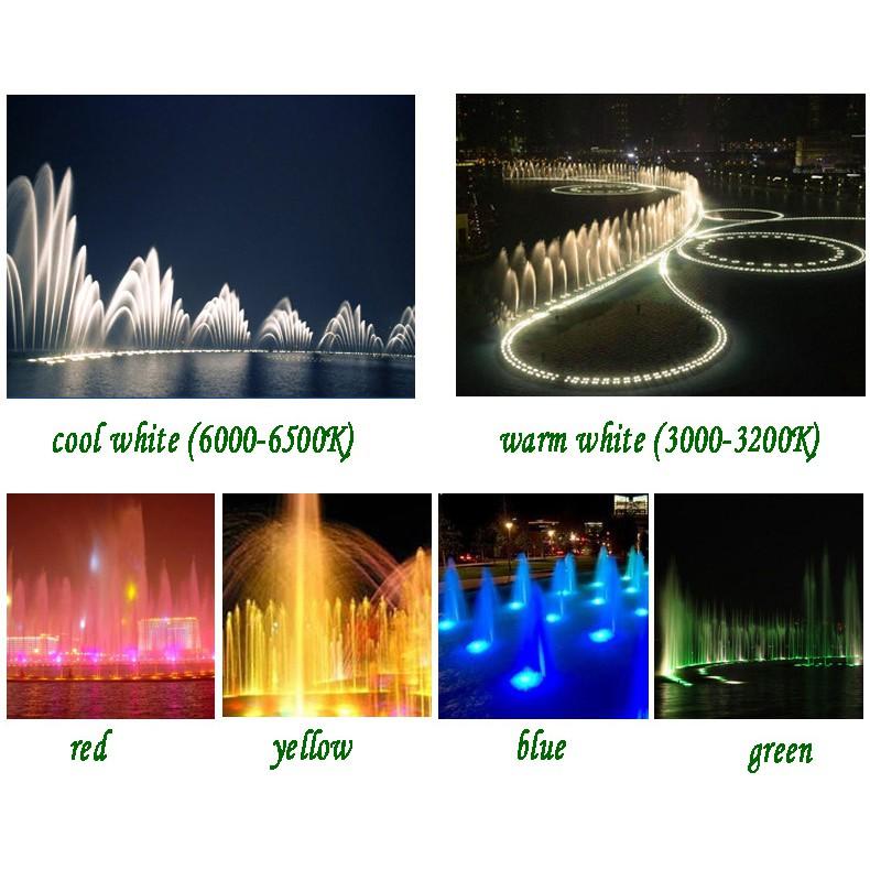Đèn LED âm nước 3W đổi màu