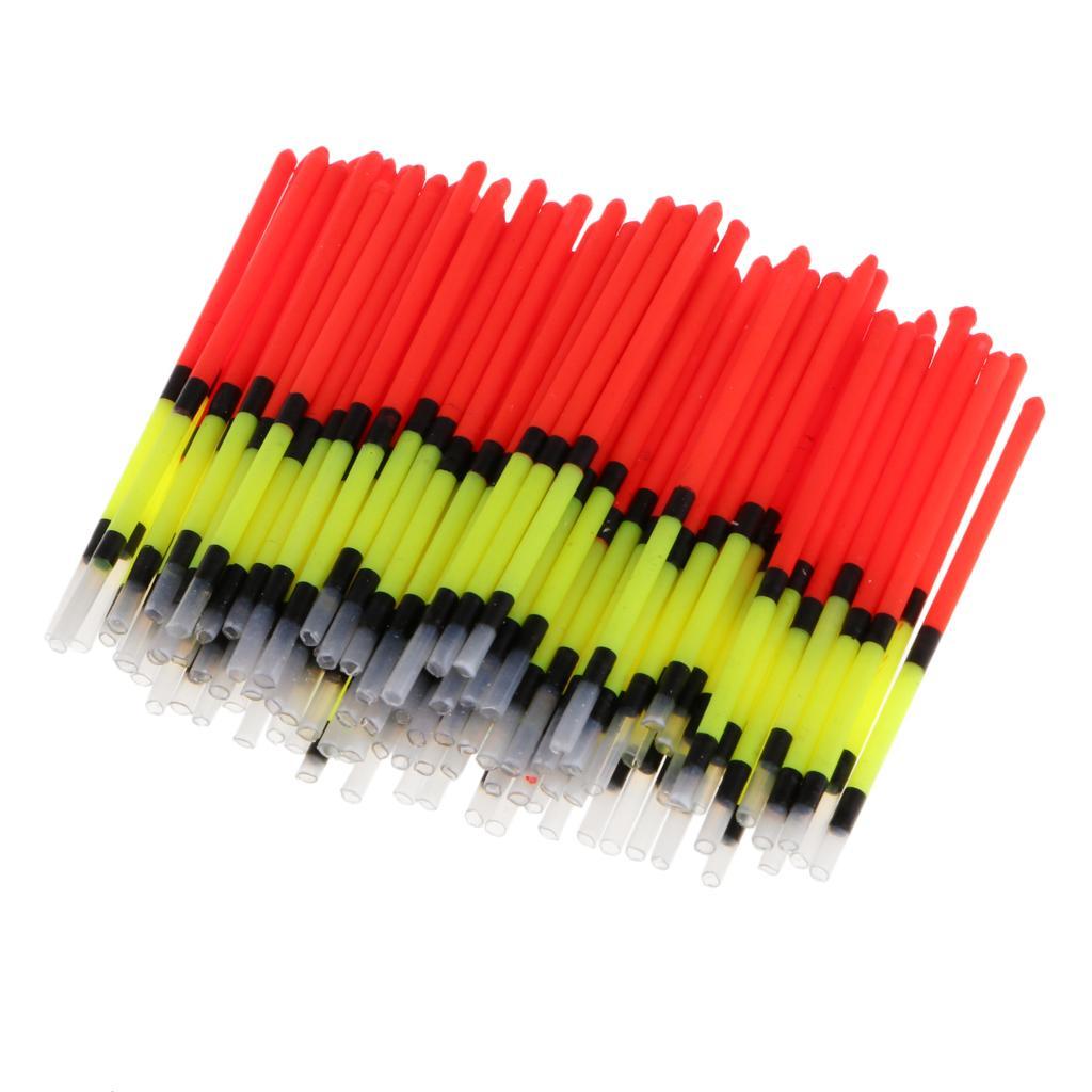 100pcs  Fishing Float Vertical  Long Tail Floating Stick Tube 2