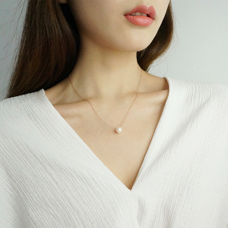 Dây Chuyền Hợp Kim Trang Trí Ngọc Trai Nhân Tạo Thanh Lịch Cho Nữ BellaDonna 12
