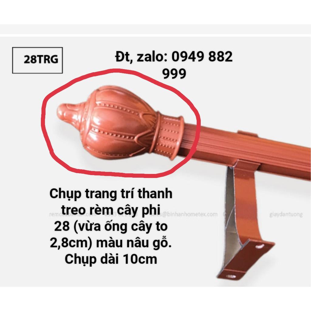 Chụp Trang Trí Đầu Thanh Treo Rèm Cửa Các Loại