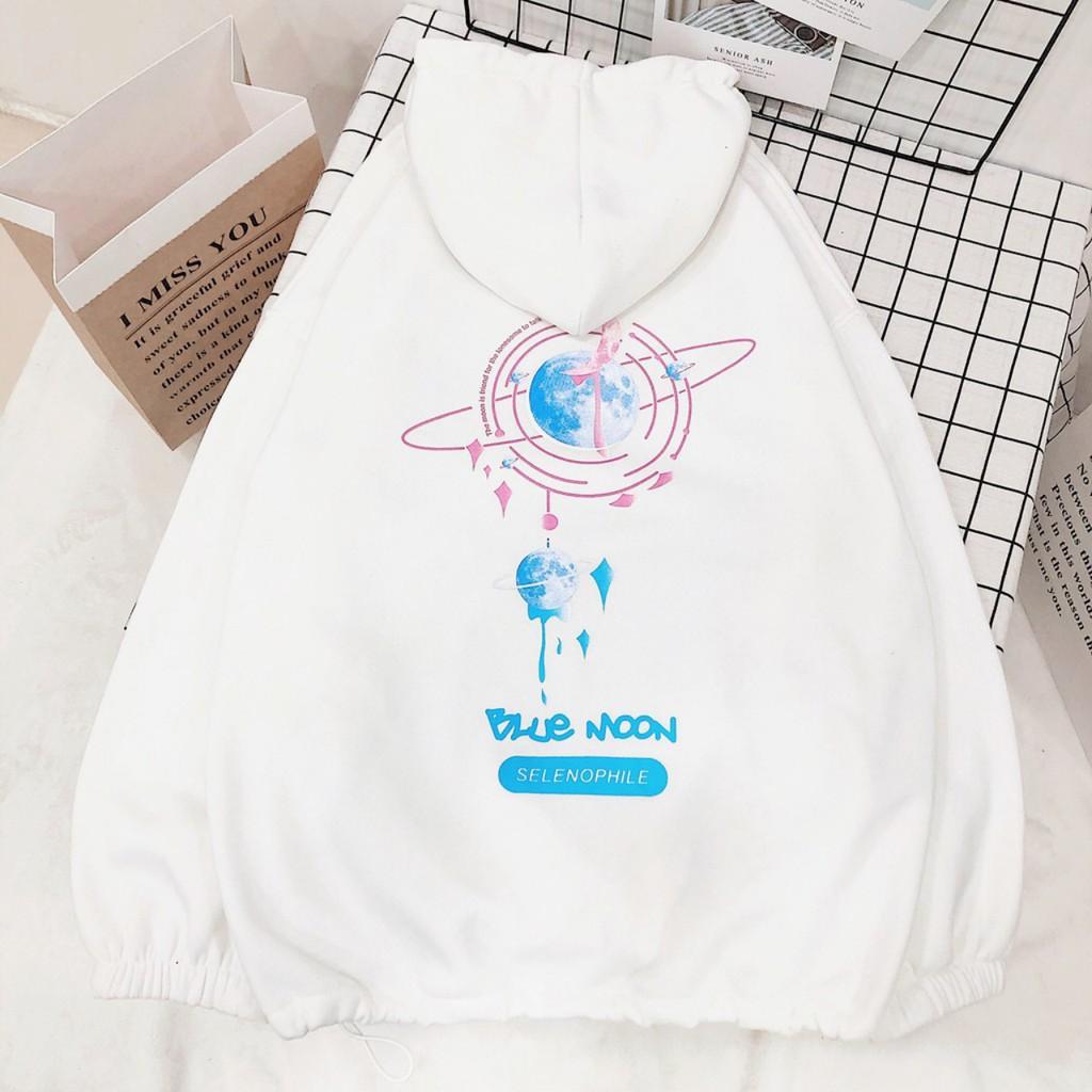 Áo Khoác Nỉ Nam Nữ Unisex SHININGMOON 2 Màu