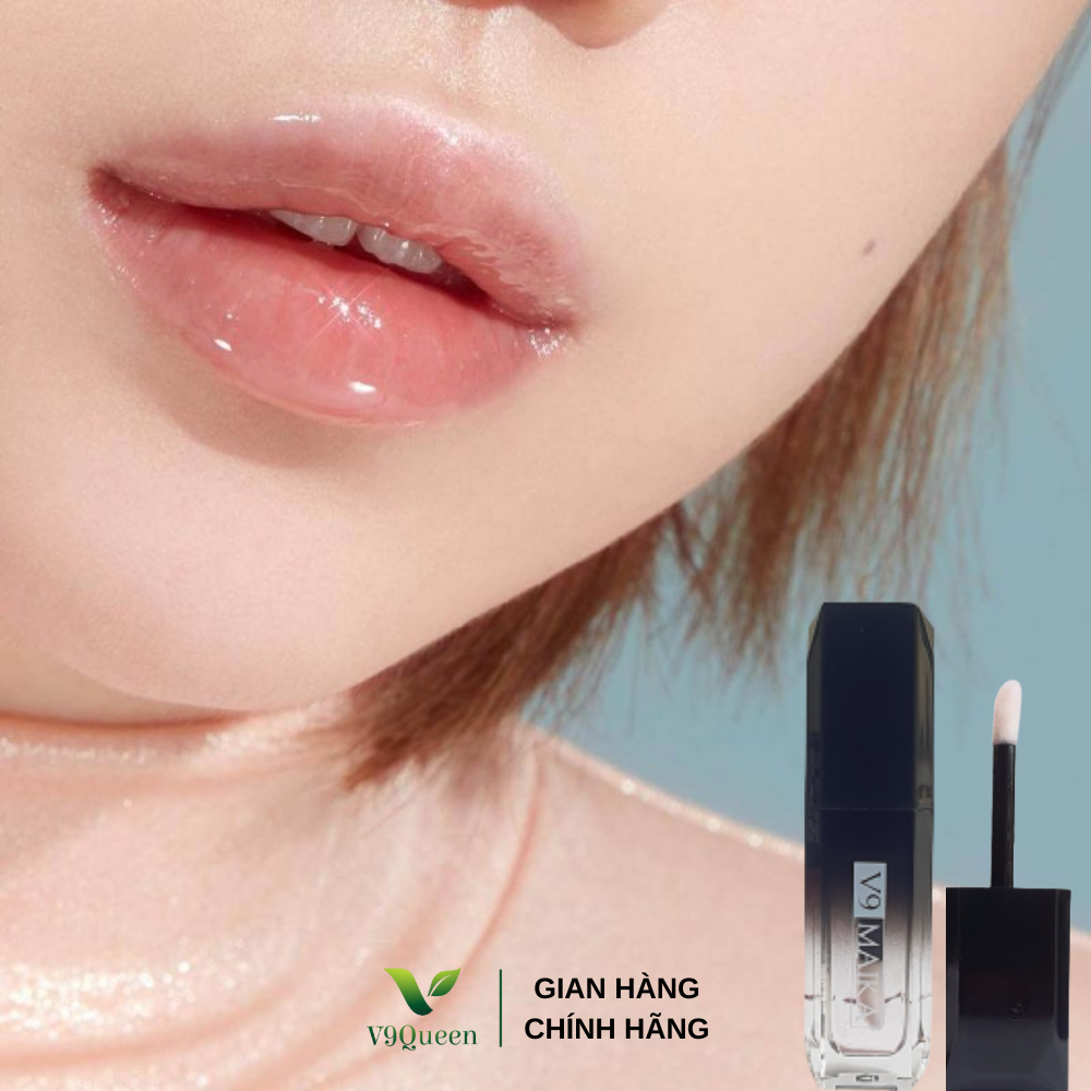 Son Dưỡng Bóng V9Queen Giúp Duy Trì Độ Ẩm Giảm Thâm Cải Thiện Sắc Tố Môi V9 Hera 5ml