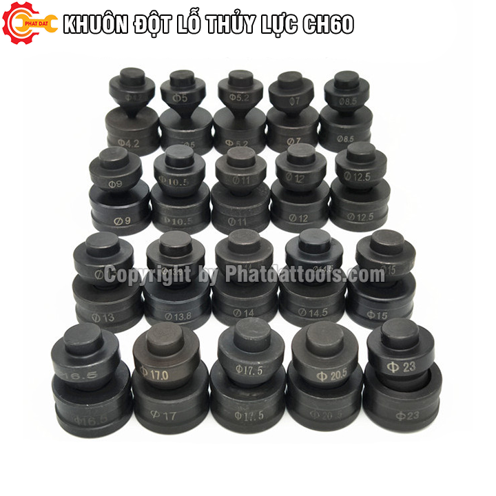 Khuôn đột lỗ tròn cho máy đột lỗ thủy lực CH60
