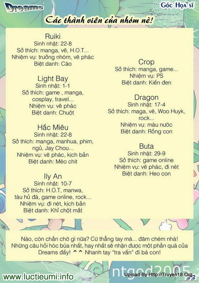 tạp chí dream chapter 4 33