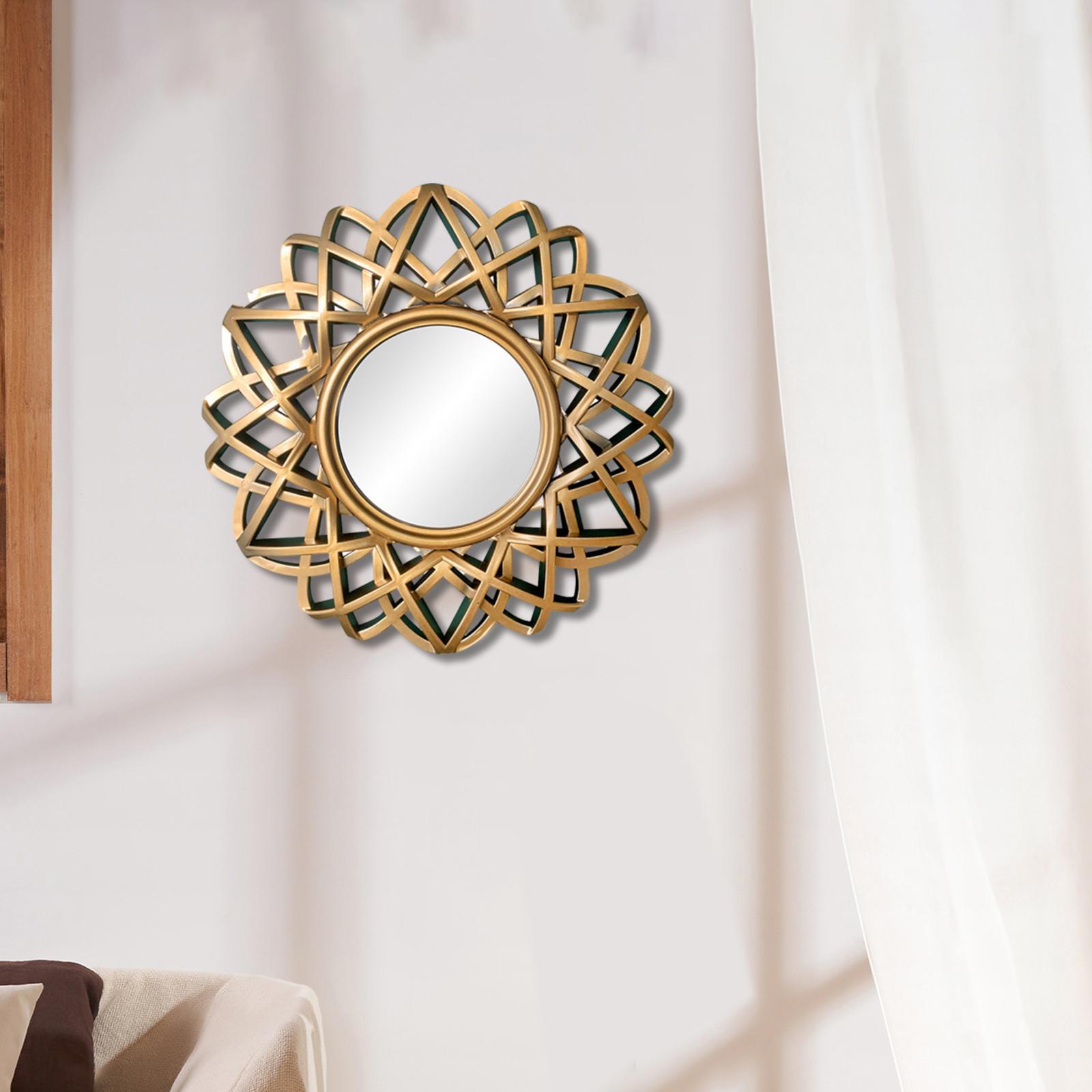 Wall Mirror, Home Decor Decorative Hanging Wall Art for Living Room Bedroom Entryway