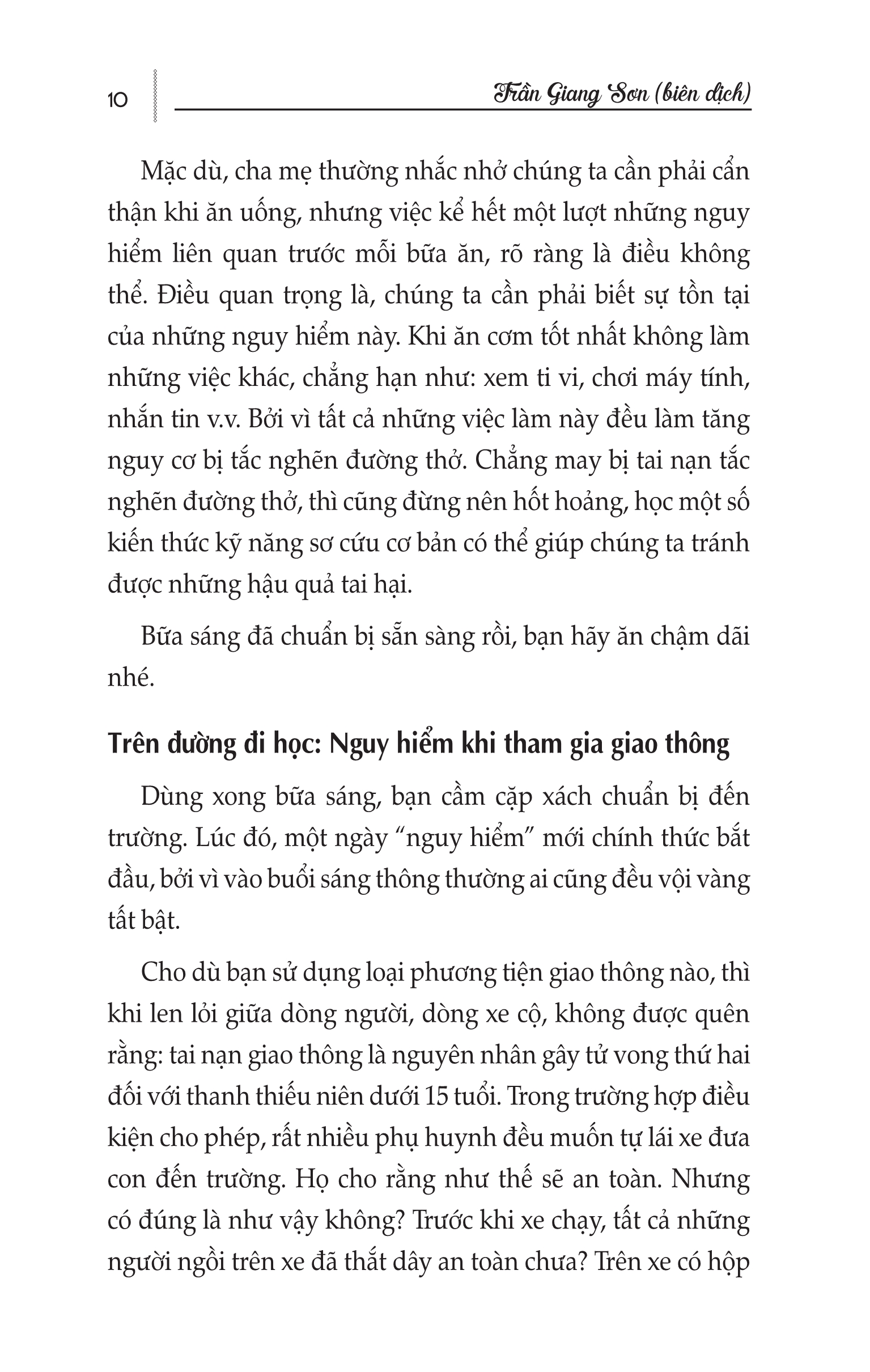 Tự Cứu Khi Gặp Nguy Hiểm