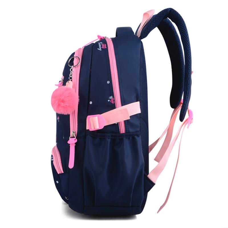 3 Bộ Chống Nước Schoolbag Học Thời Trang Ba Lô Canvas Đeo Vai In Hình Bé Gái Học Túi Mochilas Trẻ Em Trẻ Em Túi
