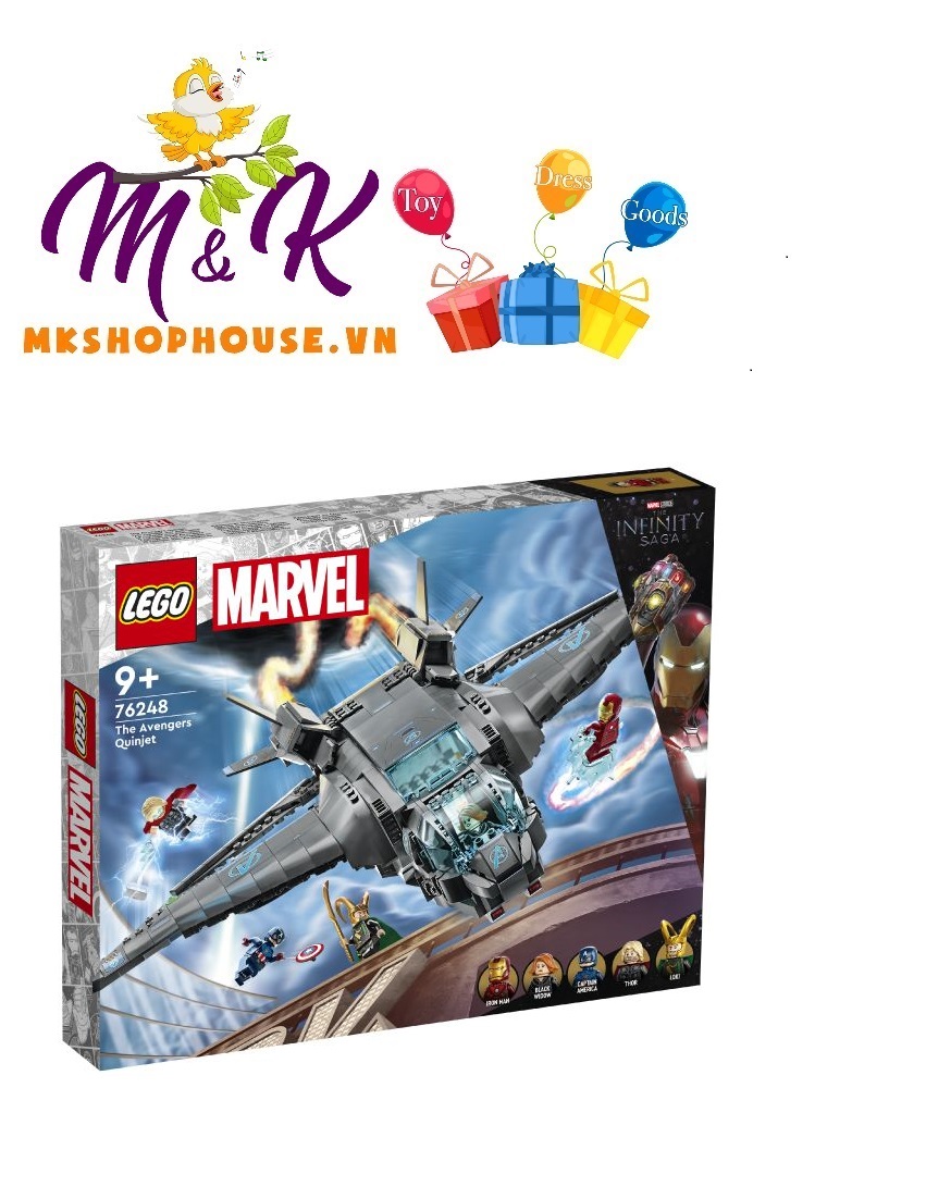 LEGO Superheores 76248 Trụ Sở Phi Thuyền Của Đội Avenger (795 Chi Tiết)