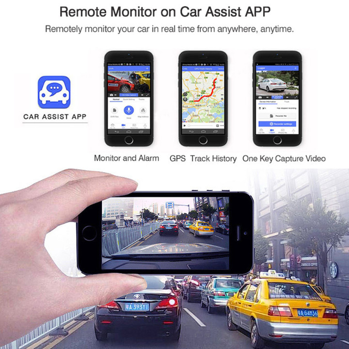 Camera hành trình gương cao cấp Phisung H58 tích hợp 4G, Wifi, GPS, 10 inch, android 5.1 OS, Bluetooth 4.0, ADAS, WDR, USB 2.0, Chíp MTK6735 + CPU Lõi tứ A53+ 1.3Ghz + Rom 16G + RAM 1GB