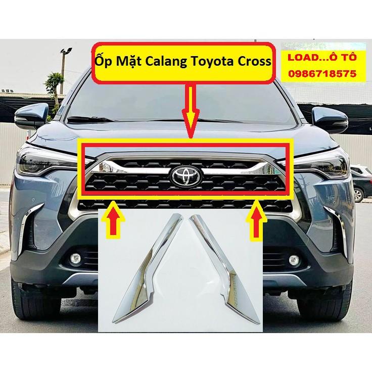Ốp Trang Trí Mặt ca Lăng Toyota Cross 2022-2020 Mạ Crom