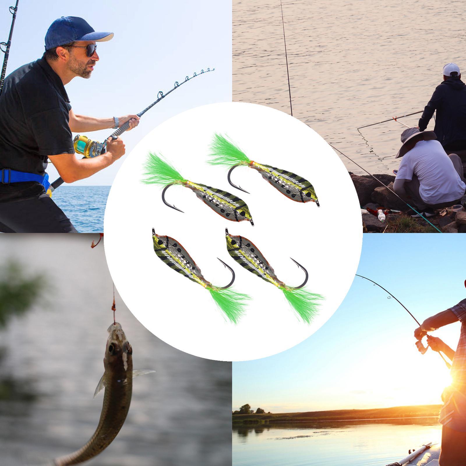 Fishing Bass Pike Flies for Trout Bass Fishing Multiple Colors Fly Fishing Hard Fishing Lures