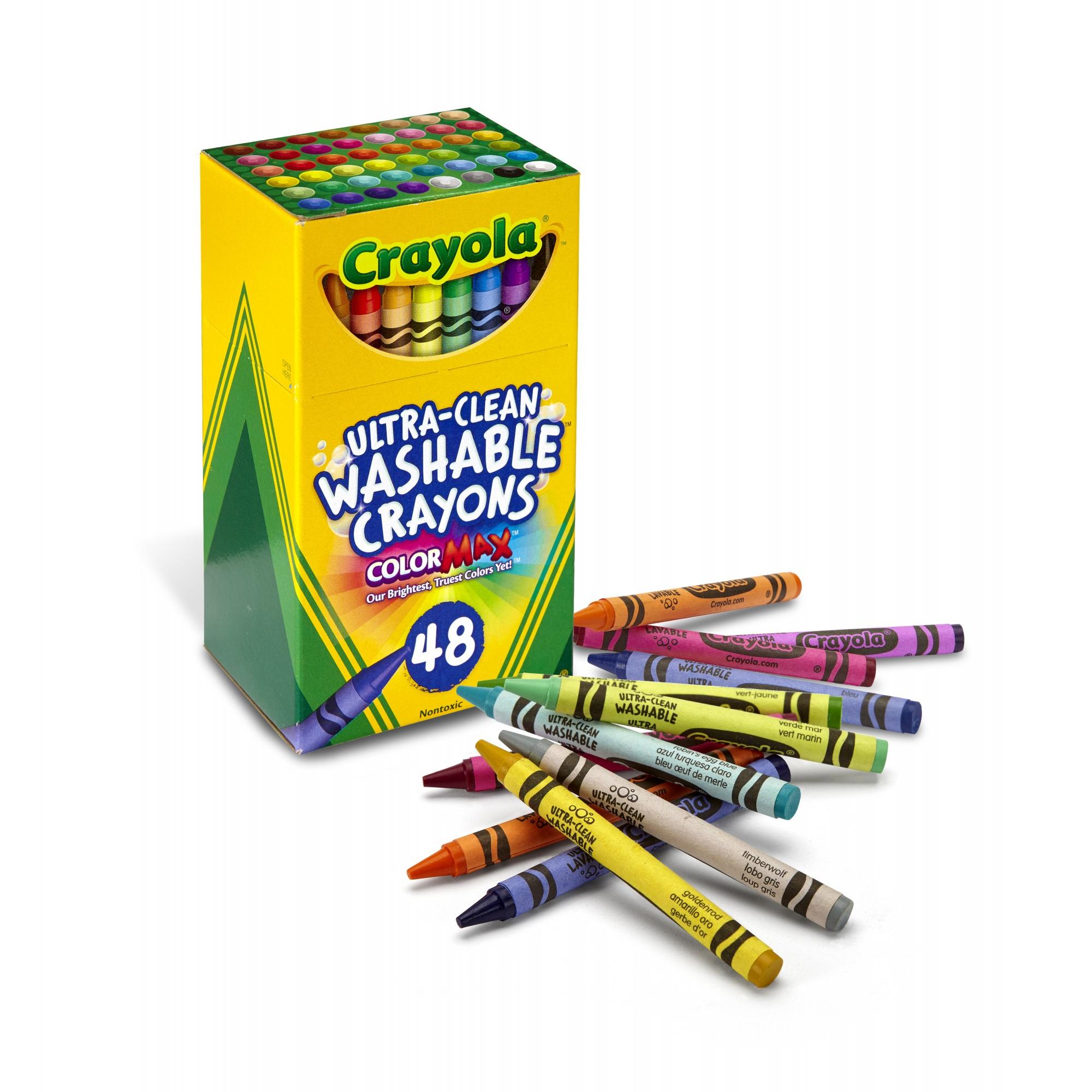 HỘP 48 BÚT MÀU SÁP CRAYOLA  (RỬA ĐƯỢC)