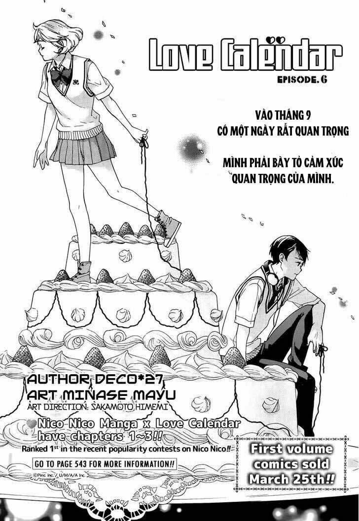 lịch tình yêu chapter 6 4
