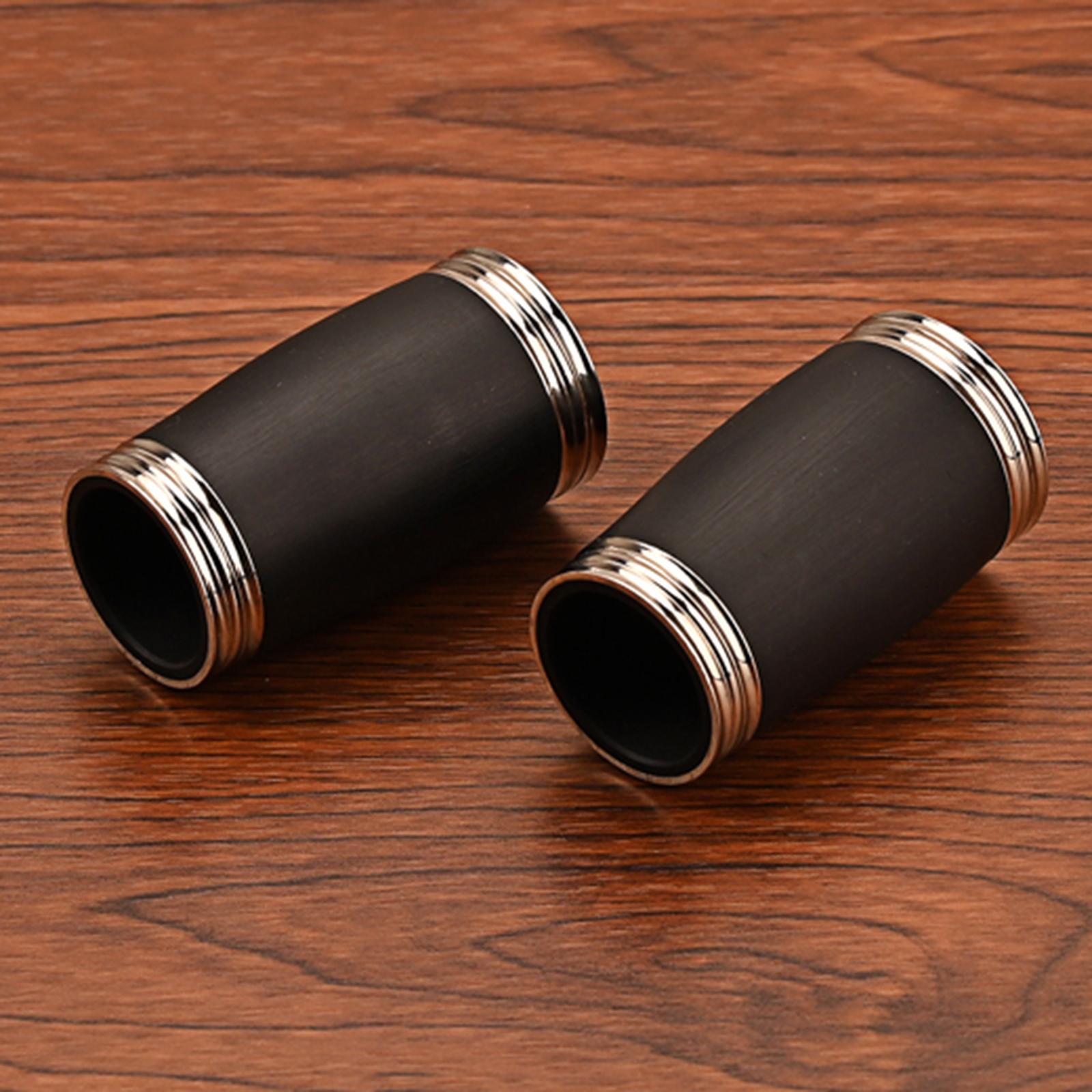 4 Pieces Bakelite Clarinet B Flat Tube Tuning Clarinet Tuning Tube for Musical Instrument