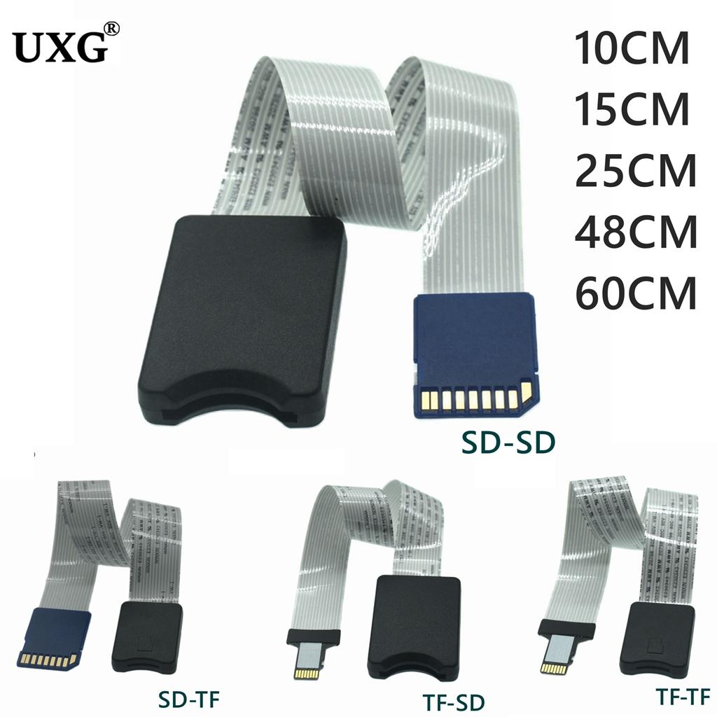 10cm 25cm 48cm 60cm Thẻ SD nữ sang TF Micro SD nam SD đến SD TF đến TF thẻ mở rộng Cáp mở rộng Cáp mở rộng