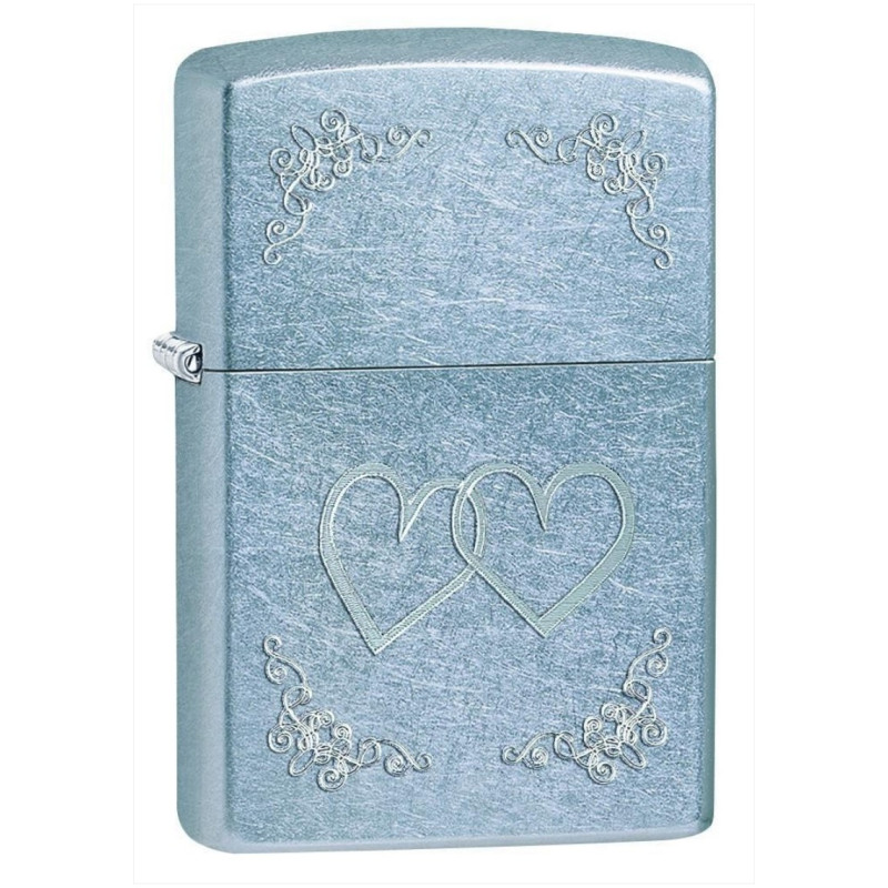 Bật Lửa Zippo Heart To Heart Street Chrome 24016