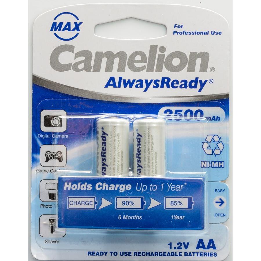 Pin Sạc Camelion AA 2500mAh MAX Series 1.2V