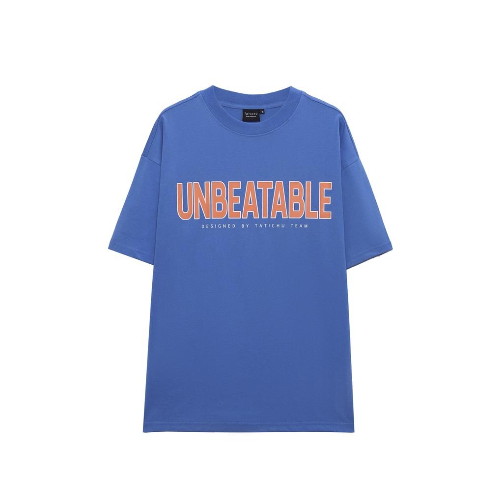 TATICHU - Áo thun form rộng in chữ UNBEATABLE - UNBEATABLE Tee Shirt