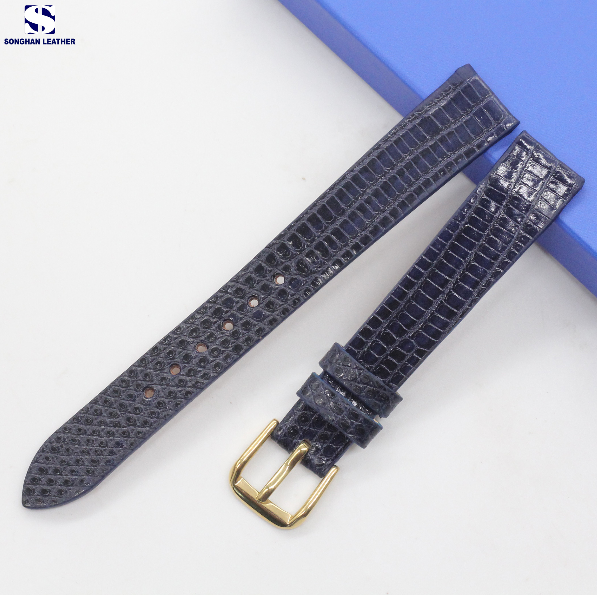 Dây da đồng hồ Kỳ Đà, Dây Đồng Hồ Da Dành Cho Nữ SIZE 12mm-14mm-16mm Gắn Chốt Thông Minh Tiện Lợi BH 6 Tháng