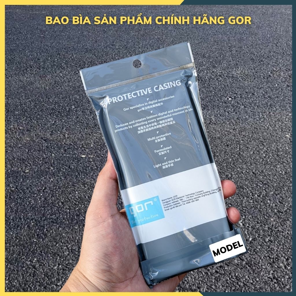 Ốp lưng trong suốt silicon GOR dành cho Oppo Find x5 bảo vệ camera dẻo siêu mỏng - Hàng nhập khẩu