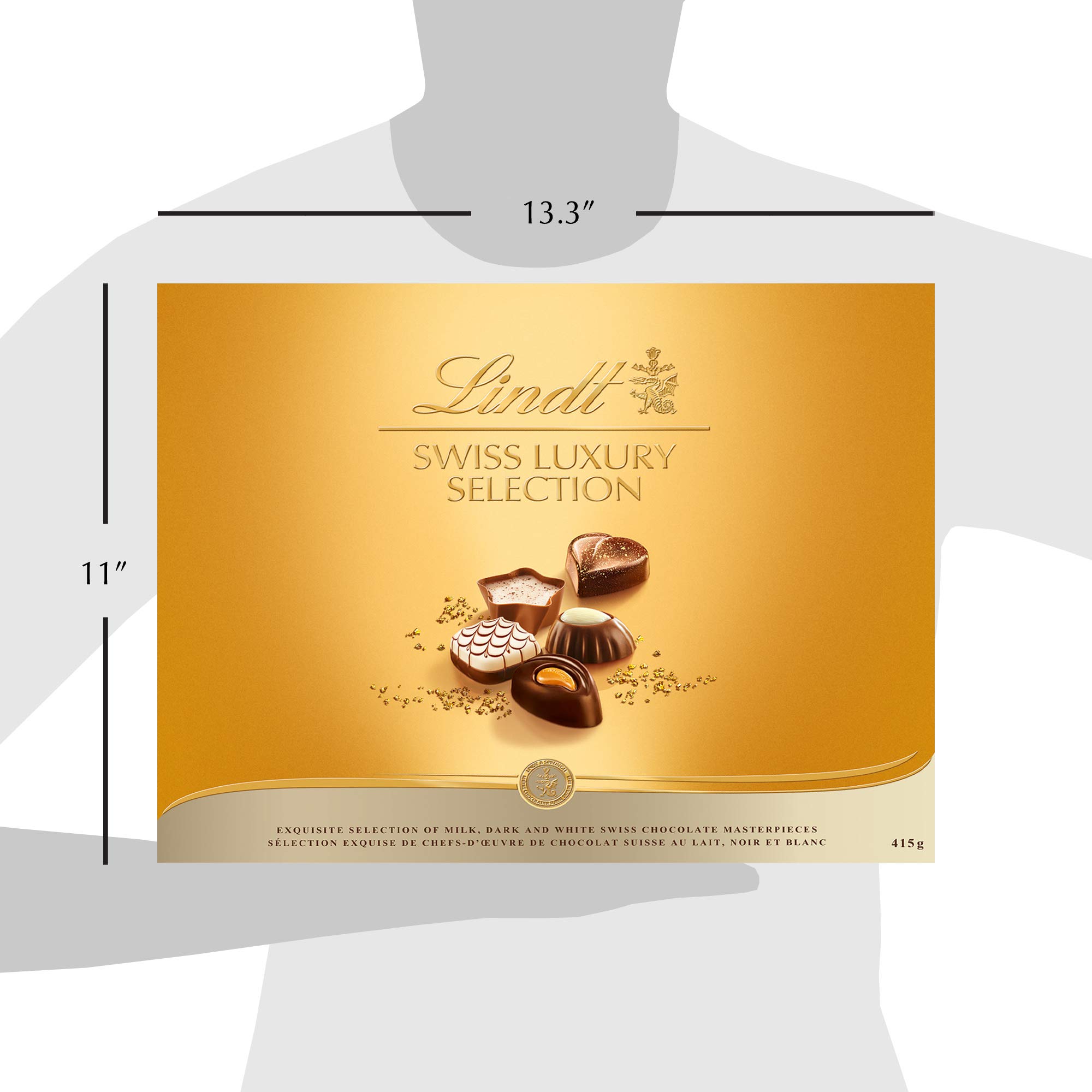 Hộp quà tặng chocolate LINDT Swiss Luxury -  40 cái