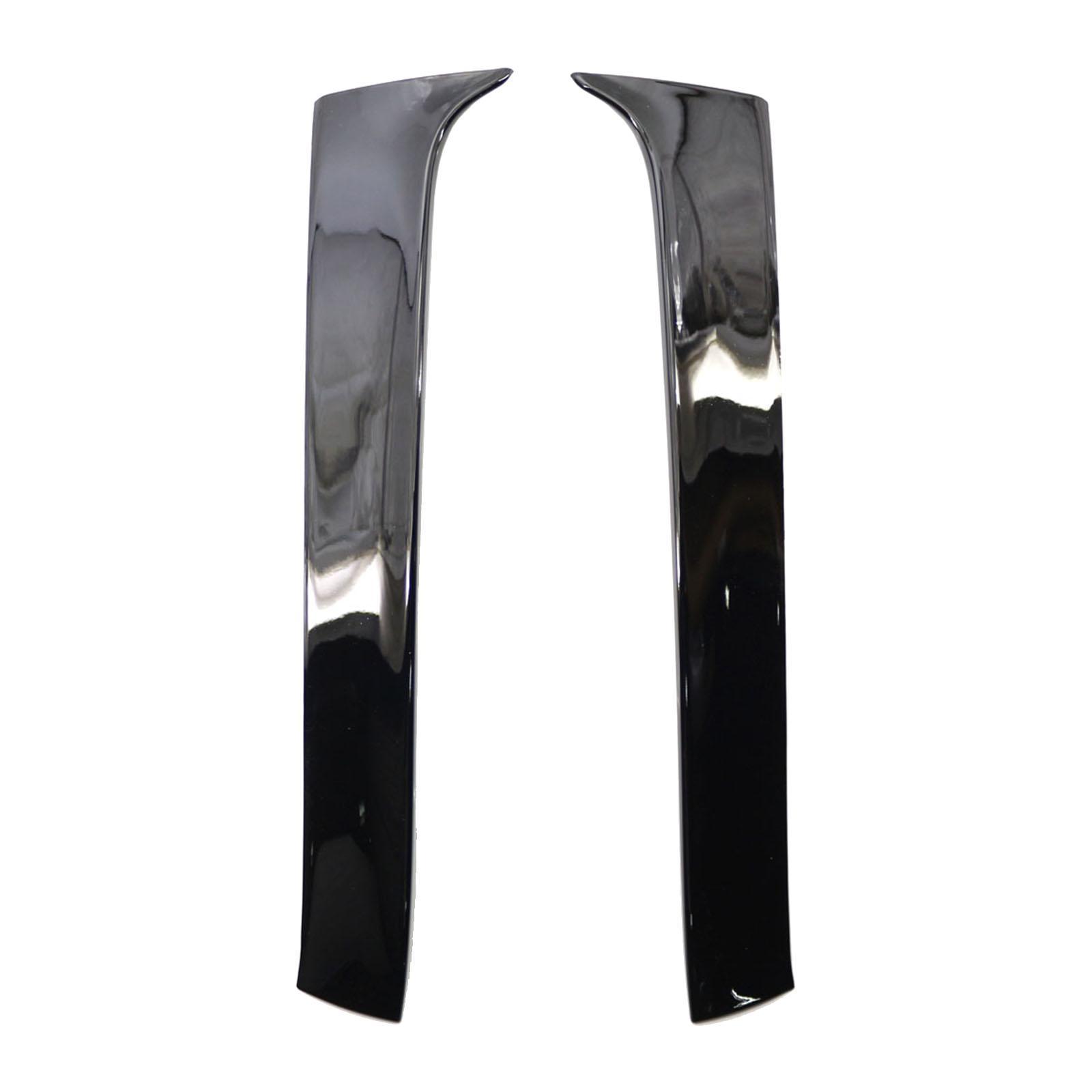 2Pcs Rear Window Side Spoiler Wing for R Variant Wagen Gloss Black