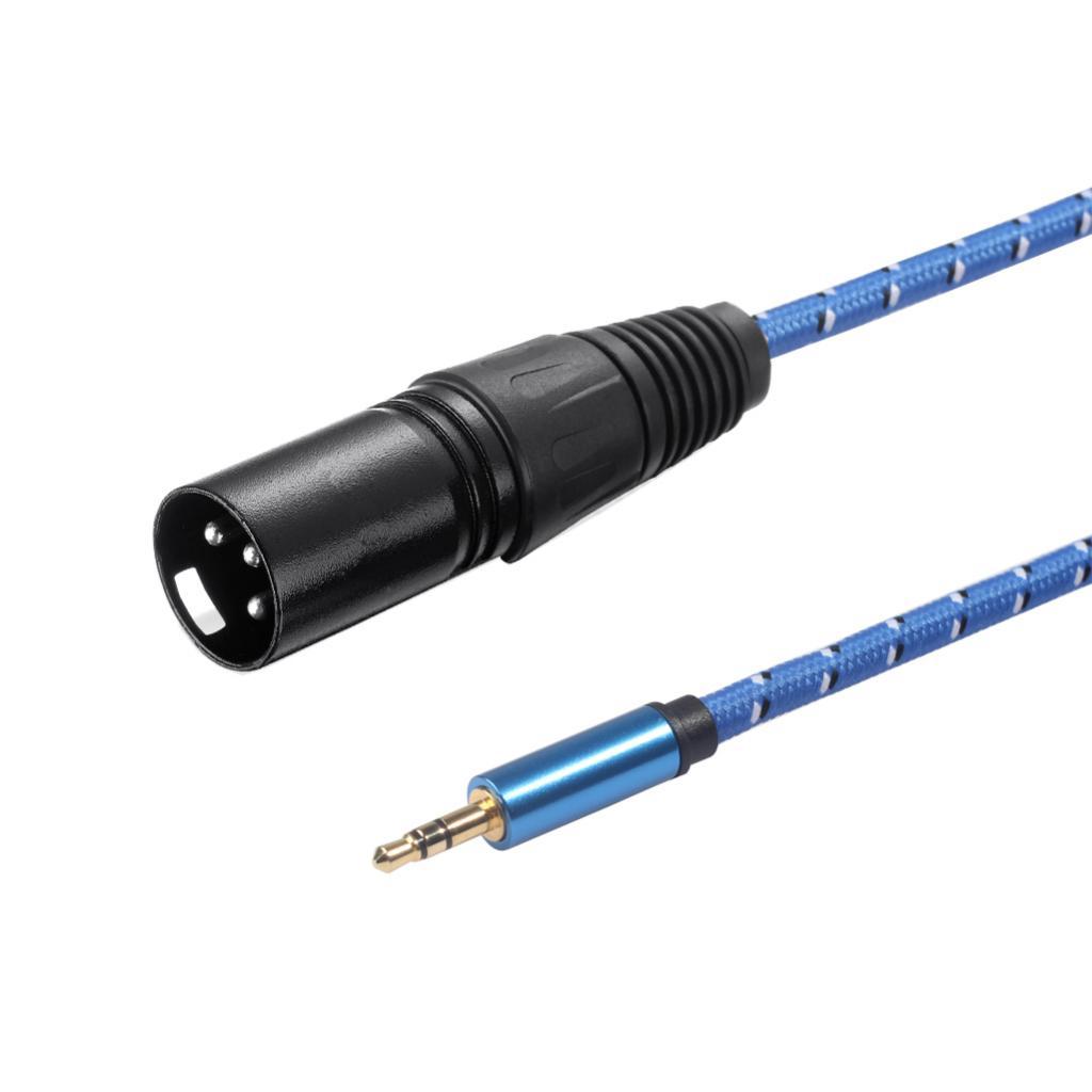 3-Pin Stereo Plug Shielded Microphone Cable 3.5mm XLR