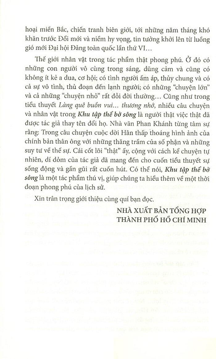 Khu Tập Thể Bờ Sông - Tập 1