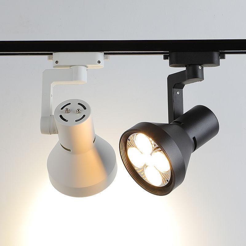 Phong cách mới nhất của cửa hàng đèn sân khấu cửa hàng quần áo thương mại par30 đèn led theo dõi tiết kiệm năng lượng gắn trên đường ray đèn led đơn