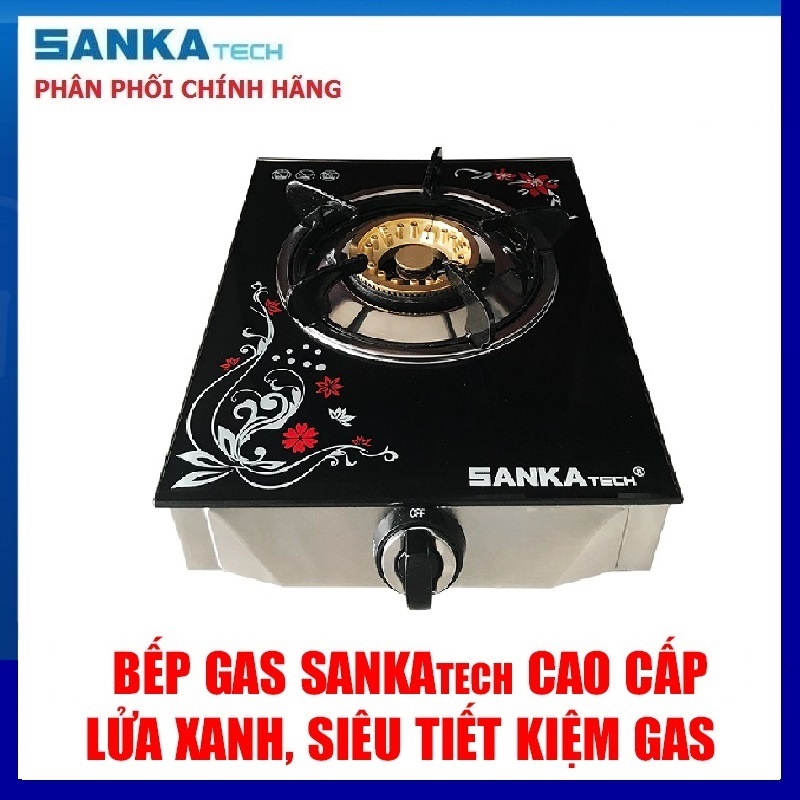 Bếp Gas Đơn Điếu Gang Sen Đồng SANKAtech SKT 102B - Hàng chính hãng