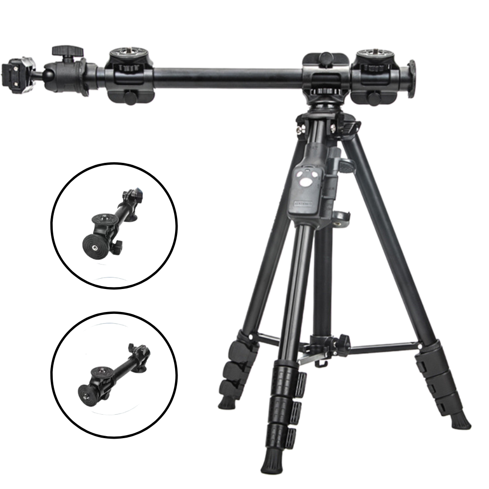 Chân máy tripod YUNTENG VCT-6109 hỗ trợ quay chụp Topsot từ trên xuống - Hàng chính hãng