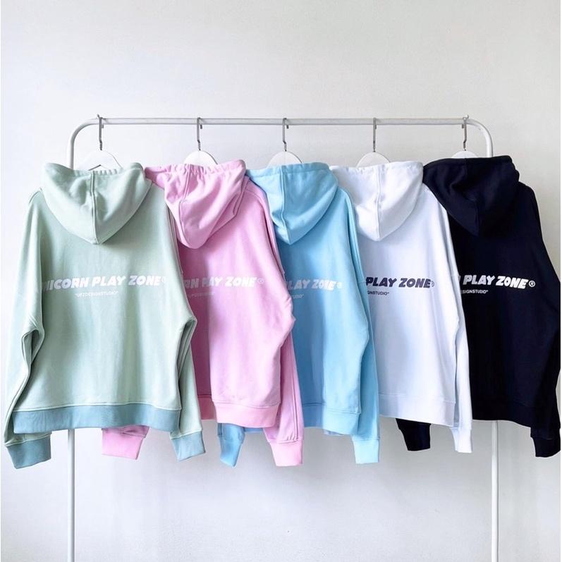 UPZ Áo Khoác Hoodie Dây Kéo Cơ Bản SS1