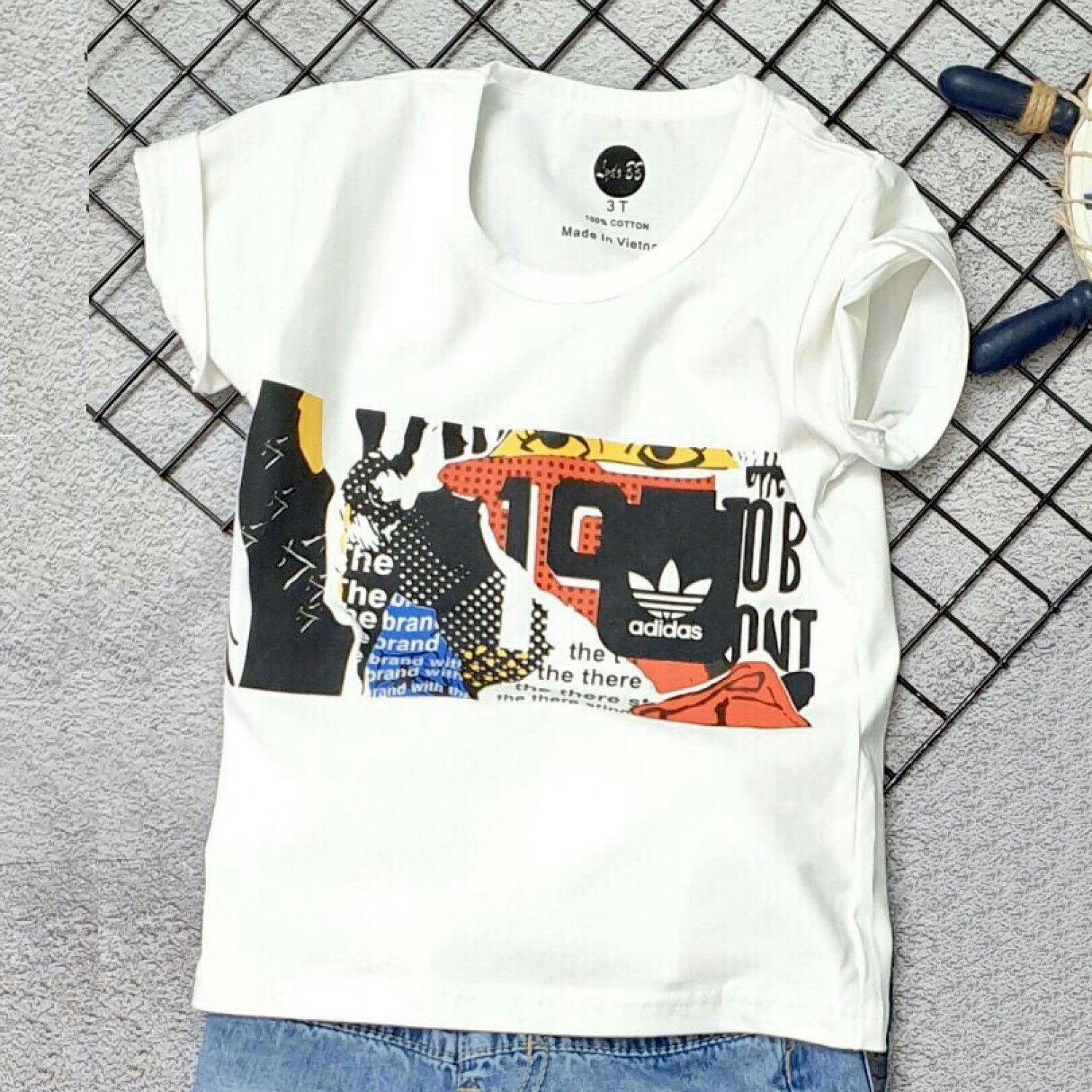 A0001510 Áo thun cotton ngắn tay  bé trai từ 4-8 tuổi (14-29kg)