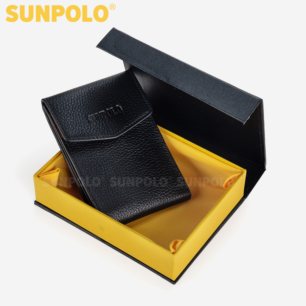 Ví Nam, Bóp Nam Da Bò SUNPOLO WSCT54