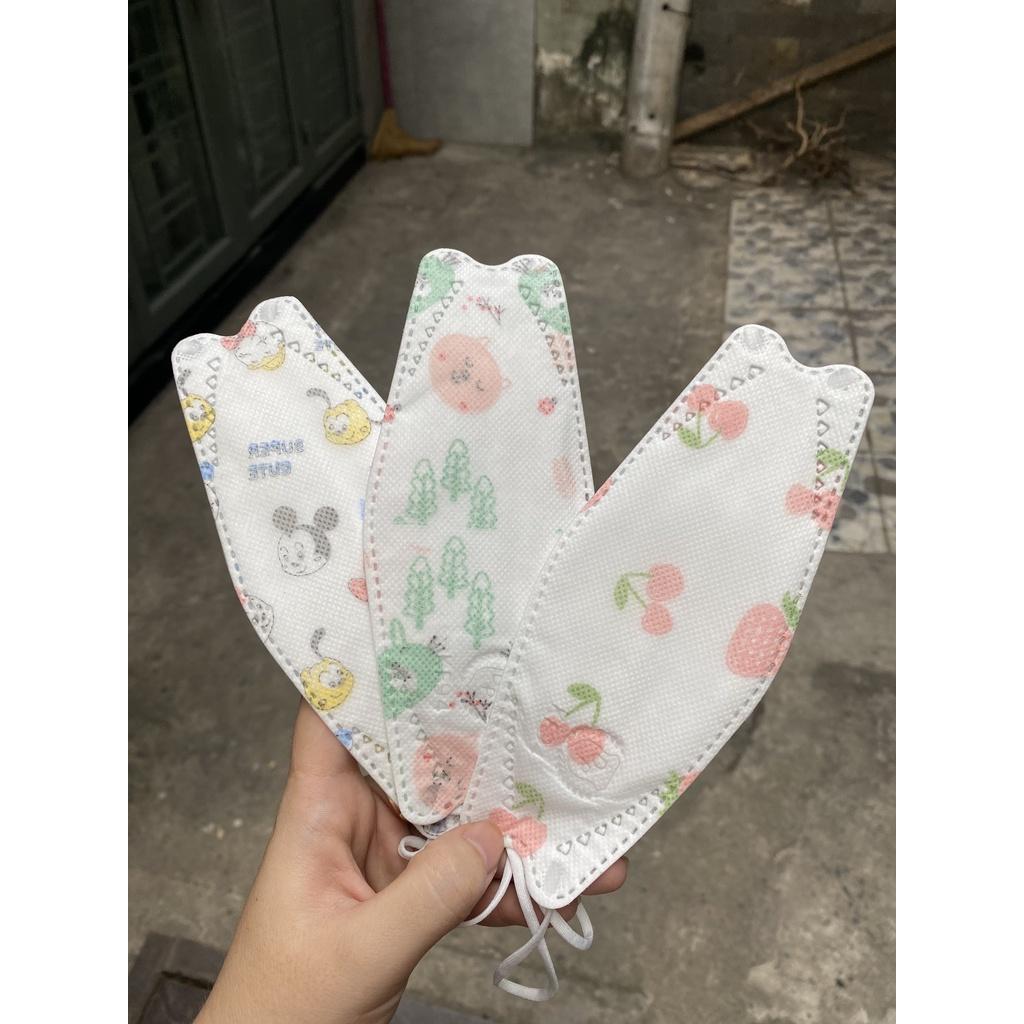 Combo 20 Túi Khẩu Trang cho bé KF94 Đại Phát Công Nghệ Dập Hàn Quốc, Thiết Kế Thời Trang, Kháng Khuẩn
