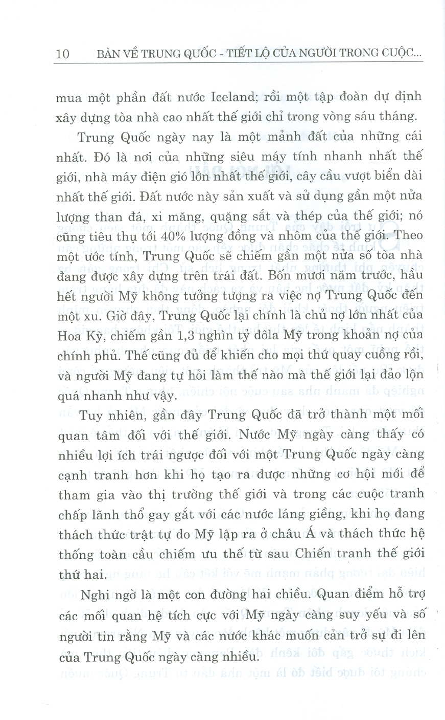 BÀN VỀ TRUNG QUỐC - Tiết Lộ Của Người Trong Cuộc Về Siêu Cường Kinh Tế Mới (Sách tham khảo) (Xuât bản lần thứ hai) - Năm 2022