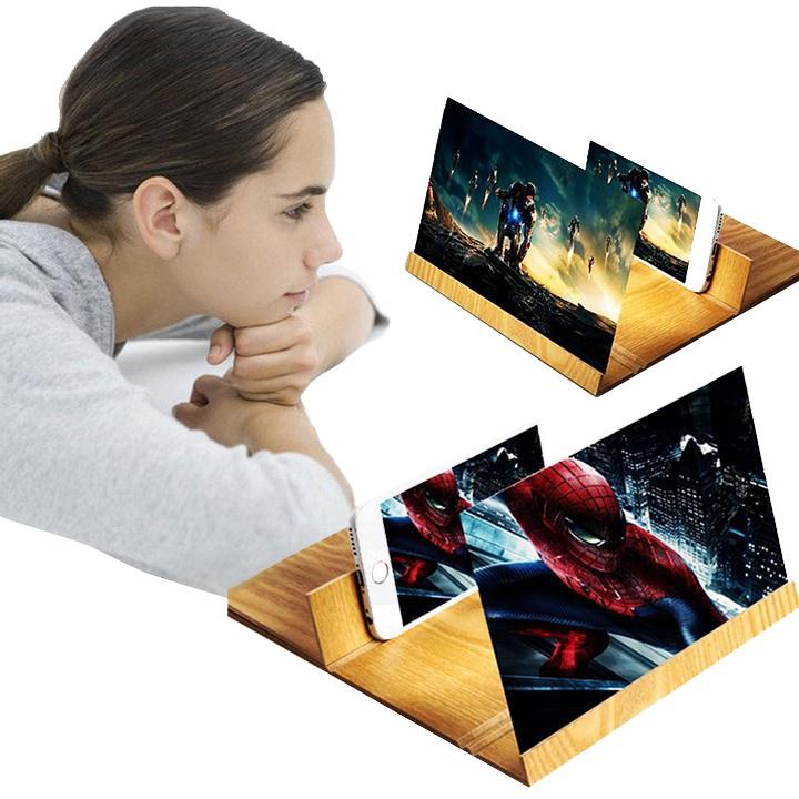 KÍNH PHÓNG TO MÀN HÌNH ĐIỆN THOẠI, KÍNH CHÓNG MỎI MẮT 12 INCH